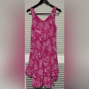 Pink Floral Dress In Women’s Size S/M